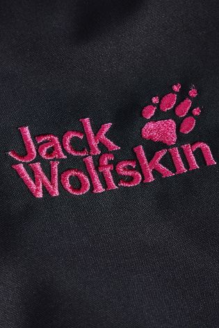 Black & Pink Jack Wolfskin Chilly Morning Coat